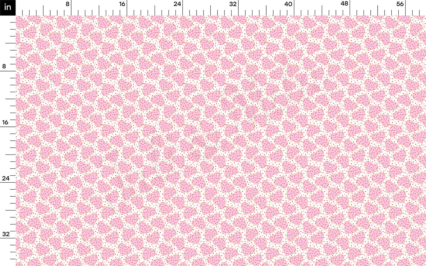 100% Cotton Fabric By the Yard Printed in USA Cotton Sateen -  Cotton CTN1224 Valentine's Day