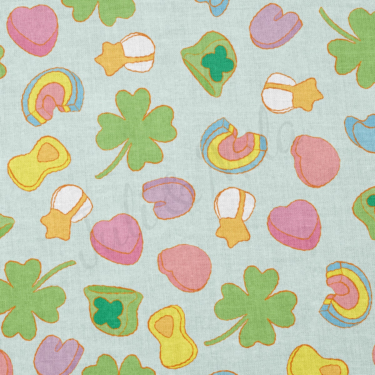 100% Cotton Fabric By the Yard Printed in USA Cotton Sateen -  Cotton CTN1236 St. Patrick's Day