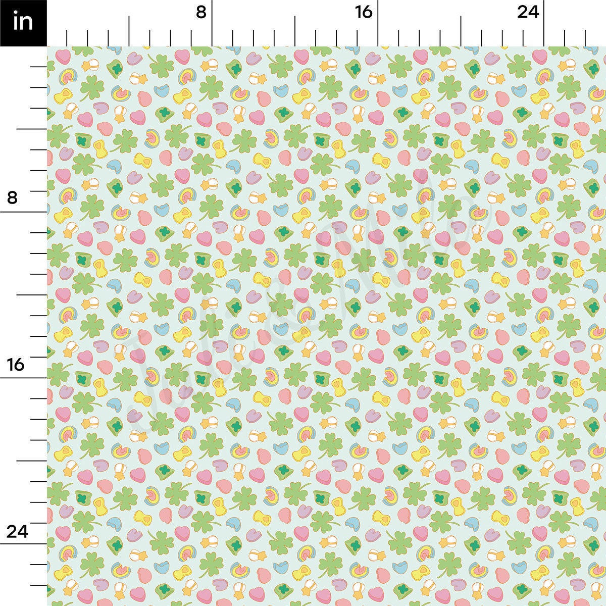 100% Cotton Fabric By the Yard Printed in USA Cotton Sateen -  Cotton CTN1236 St. Patrick's Day
