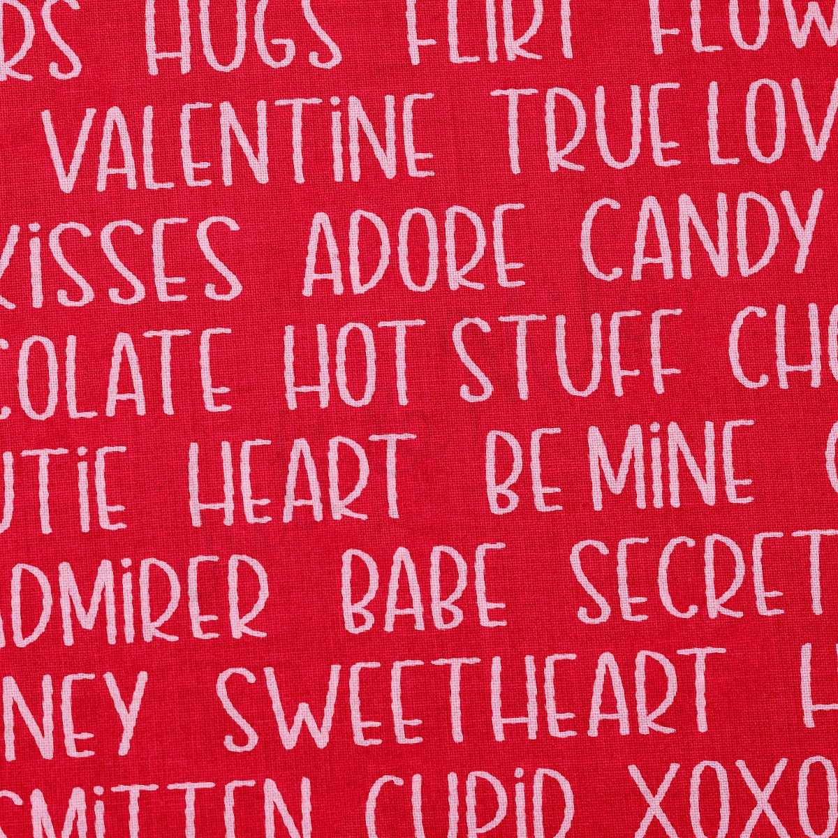 100% Cotton Fabric By the Yard Printed in USA Cotton Sateen -  Cotton CTN1244 Valentine's Day