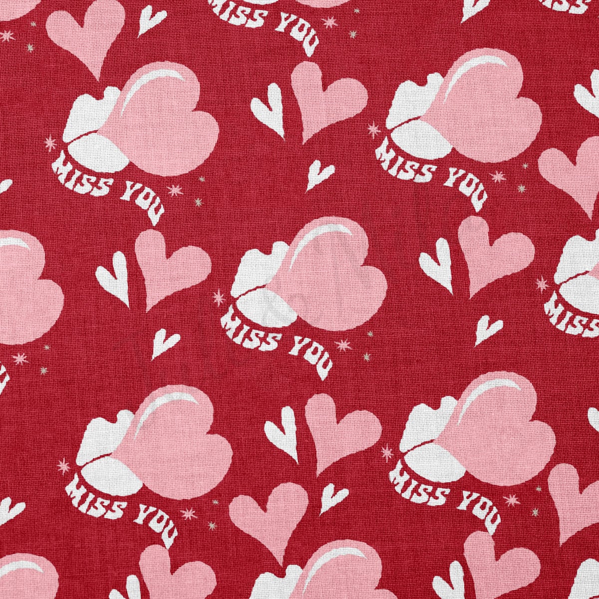 100% Cotton Fabric By the Yard Printed in USA Cotton Sateen -  Cotton CTN1332 Valentine's Day