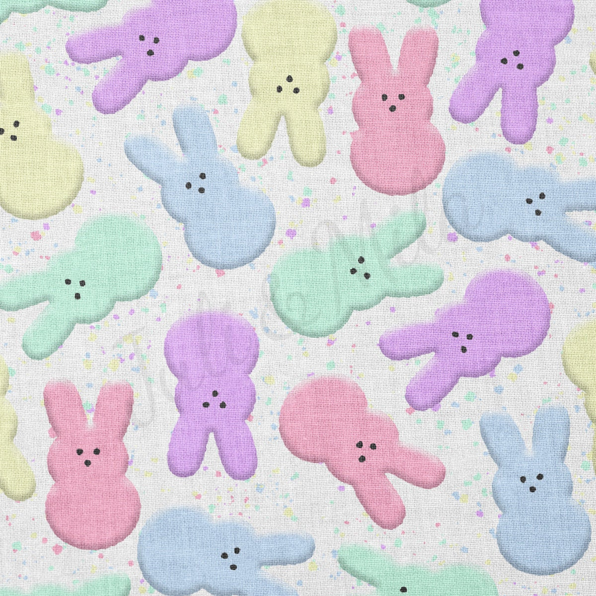 100% Cotton Fabric By the Yard Printed in USA Cotton Sateen -  Cotton CTNEast76 Easter