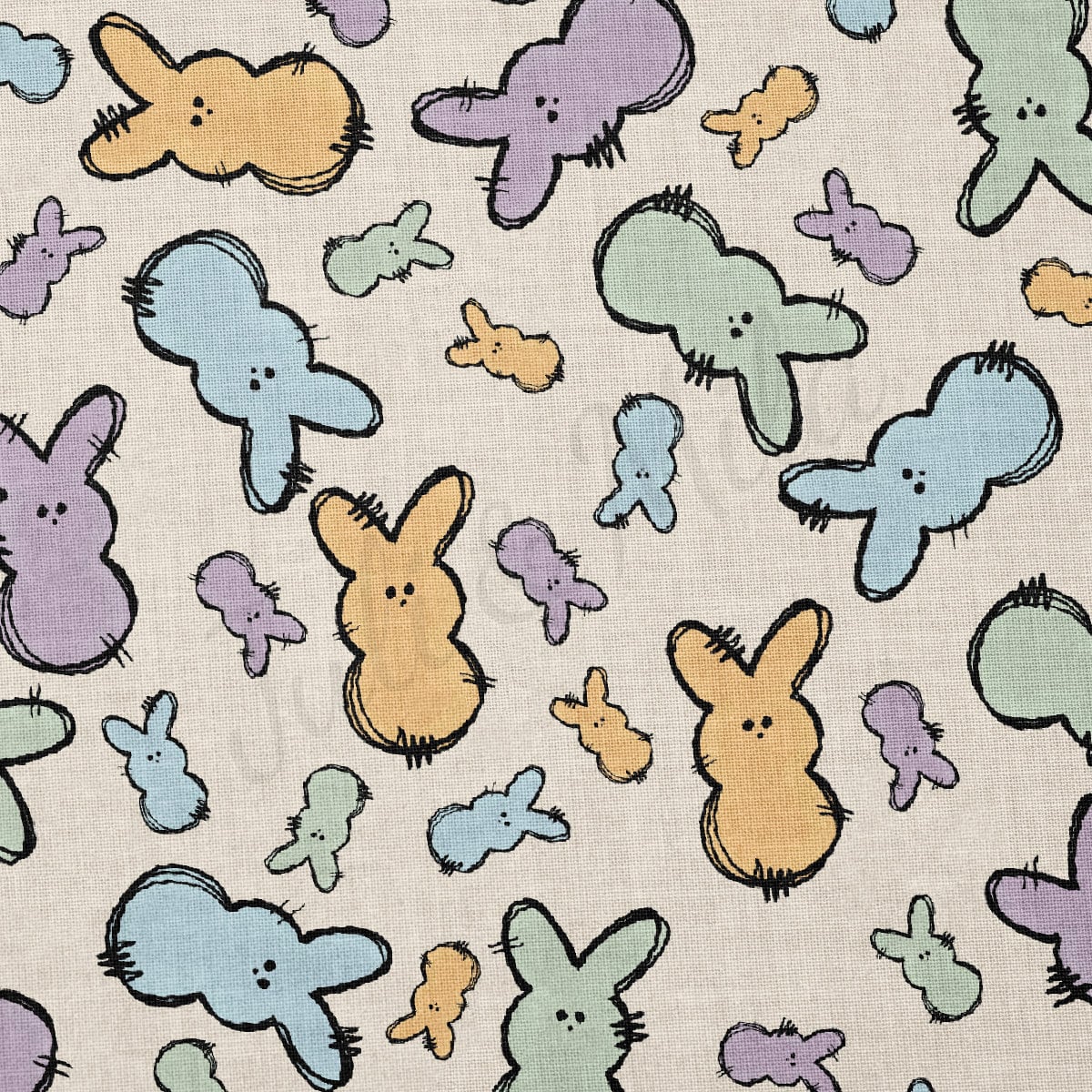 100% Cotton Fabric By the Yard Printed in USA Cotton Sateen -  Cotton CTNEast79 Easter
