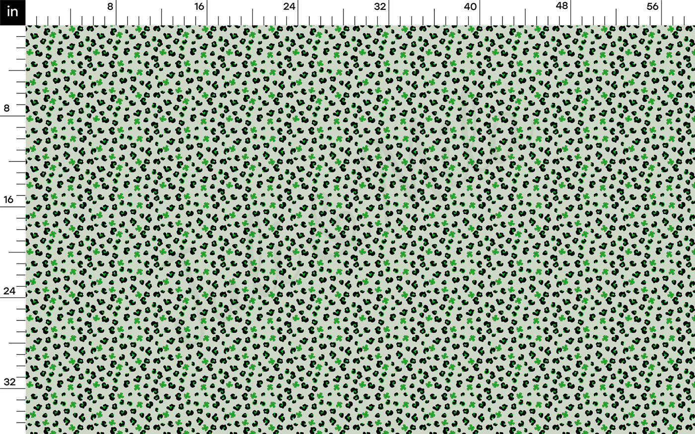 100% Cotton Fabric By the Yard Printed in USA Cotton Sateen -  Cotton CTNPaintsmear66 St. Patrick's Day