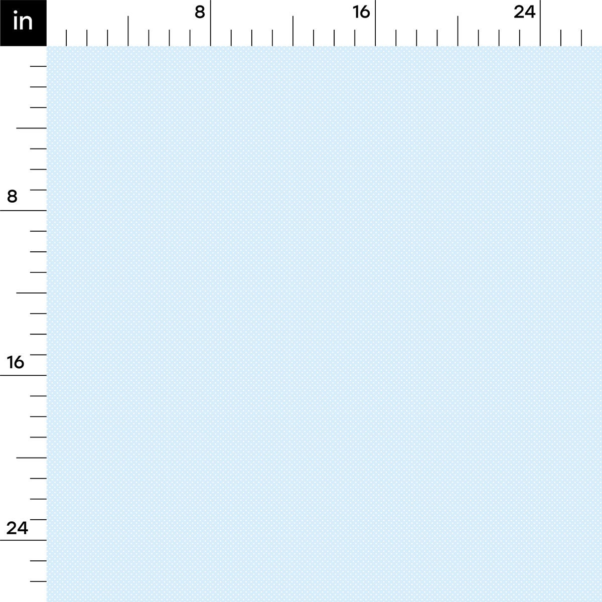 a ruler with a blue sheet of paper on top of it