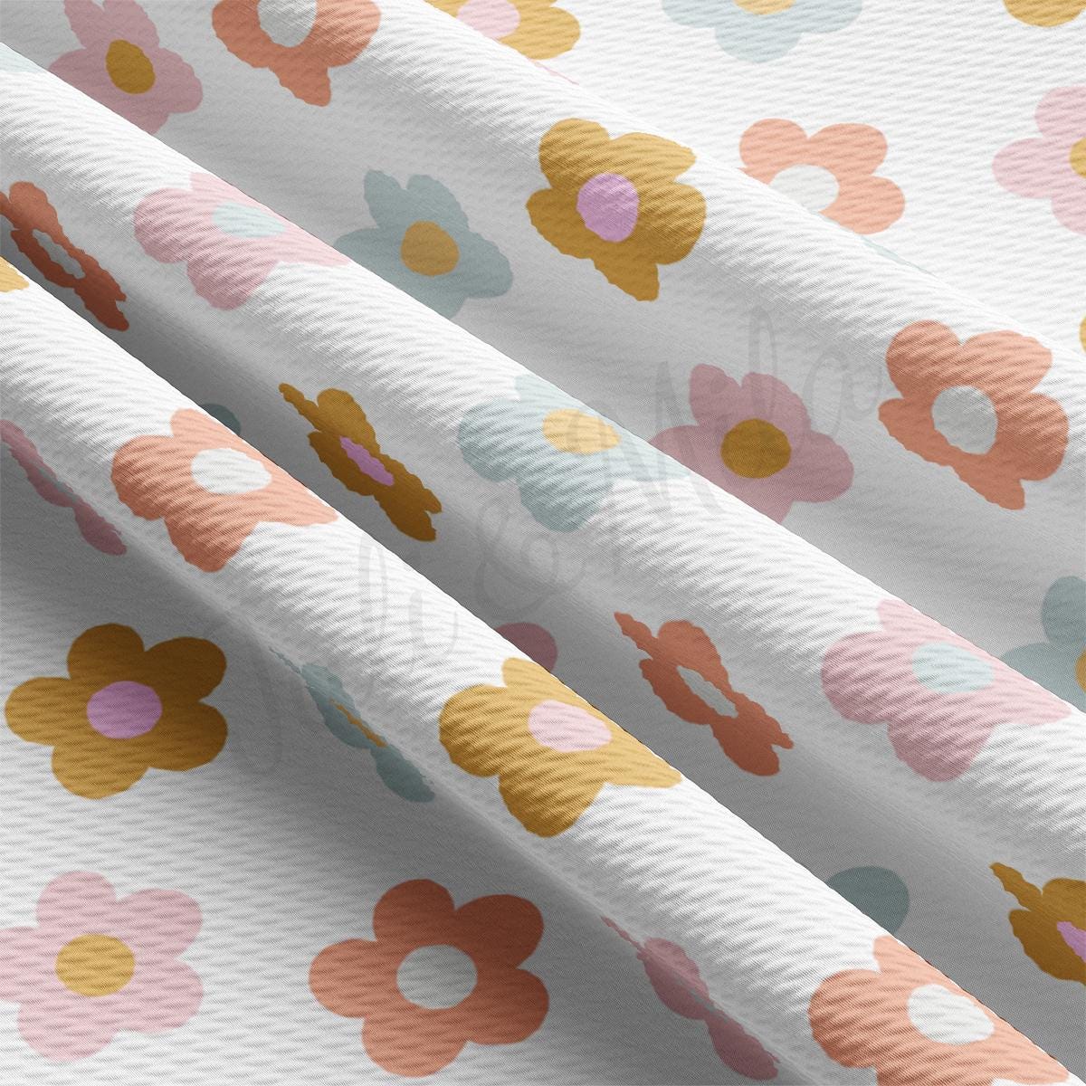 a close up of a flower pattern on a white background