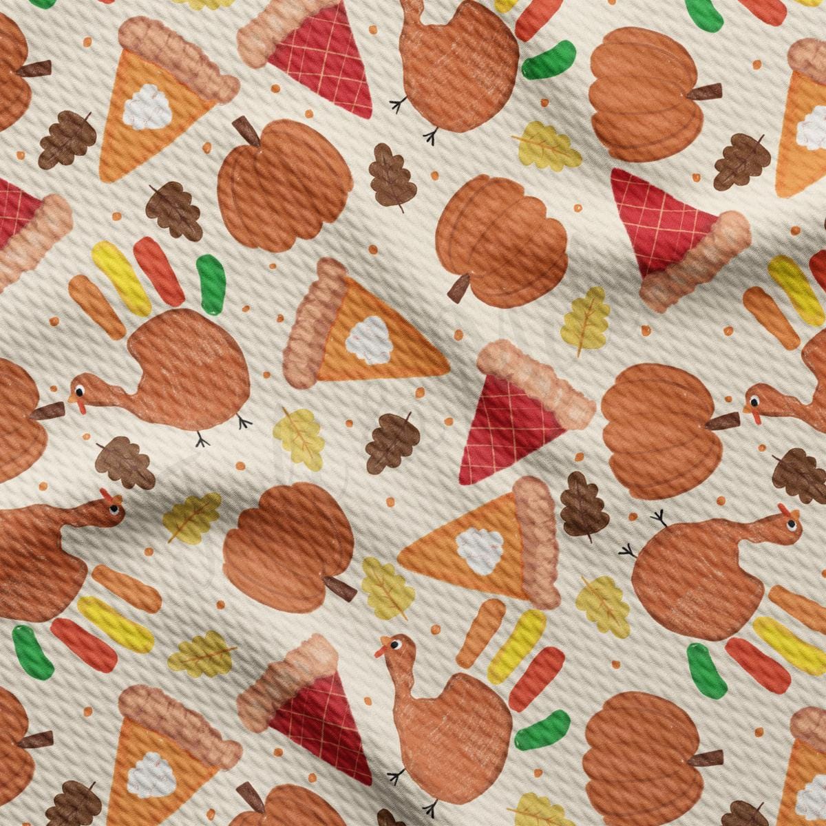 a pattern of turkeys on a white background