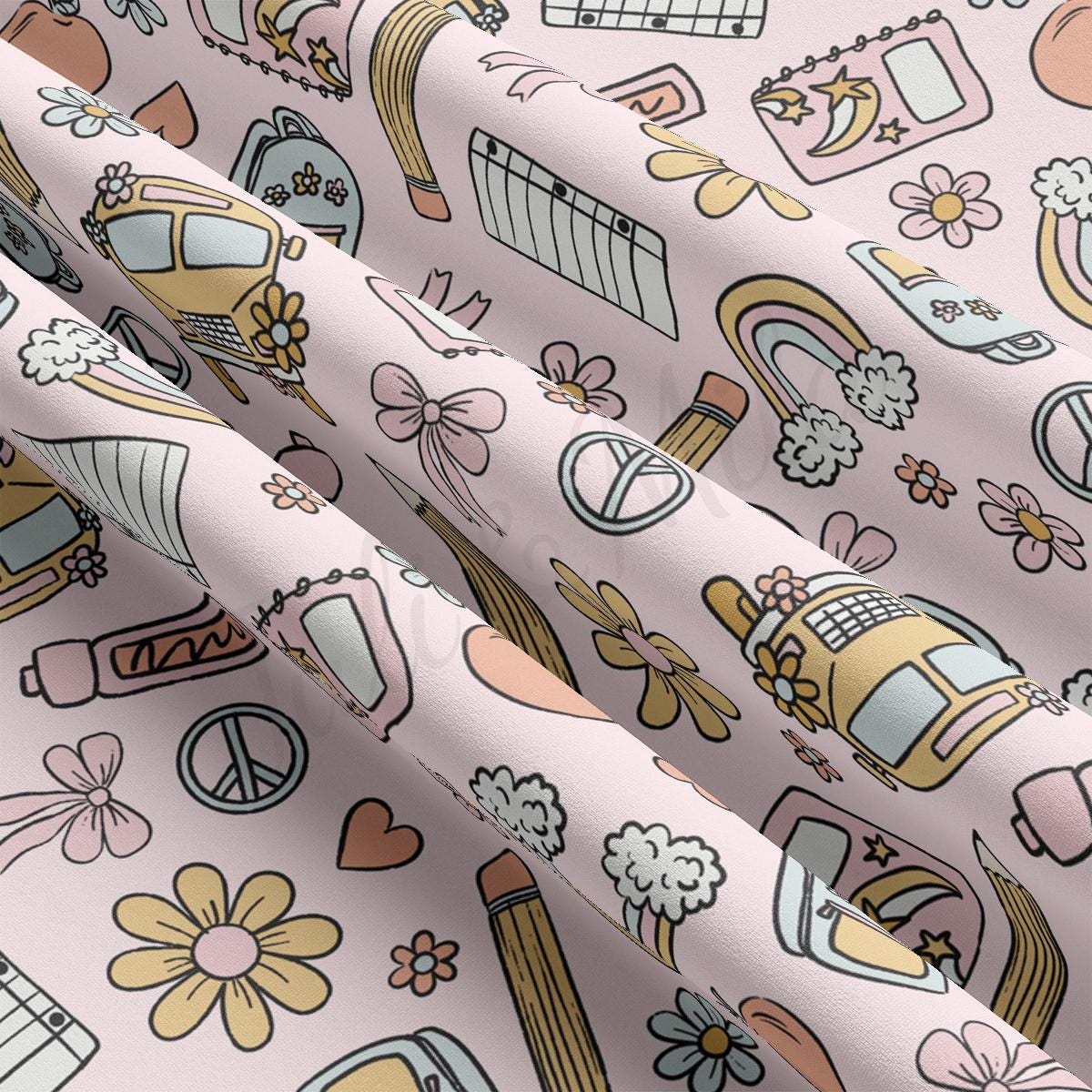 a close up of a pattern on a pink background