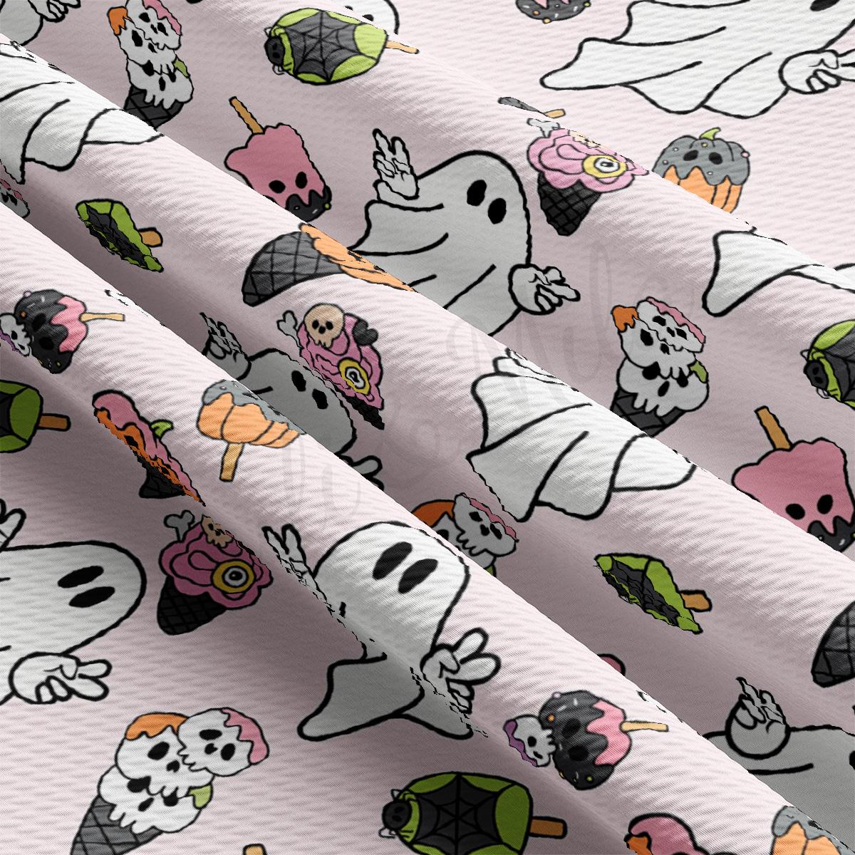 a group of different types of cartoon characters on a pink background