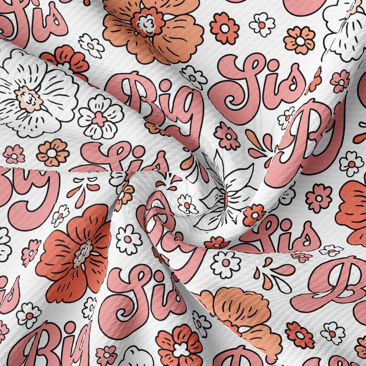 a close up of a white and red flowered fabric