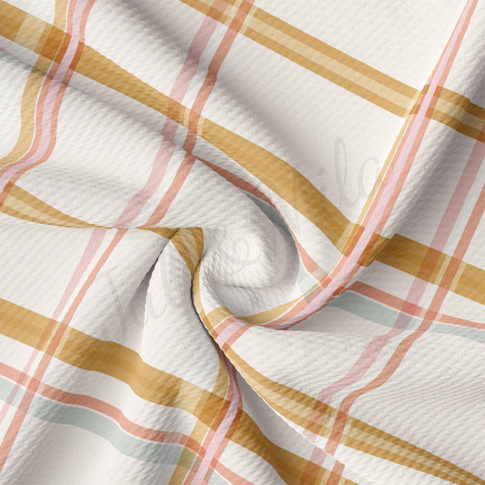 a close up of a checkered fabric