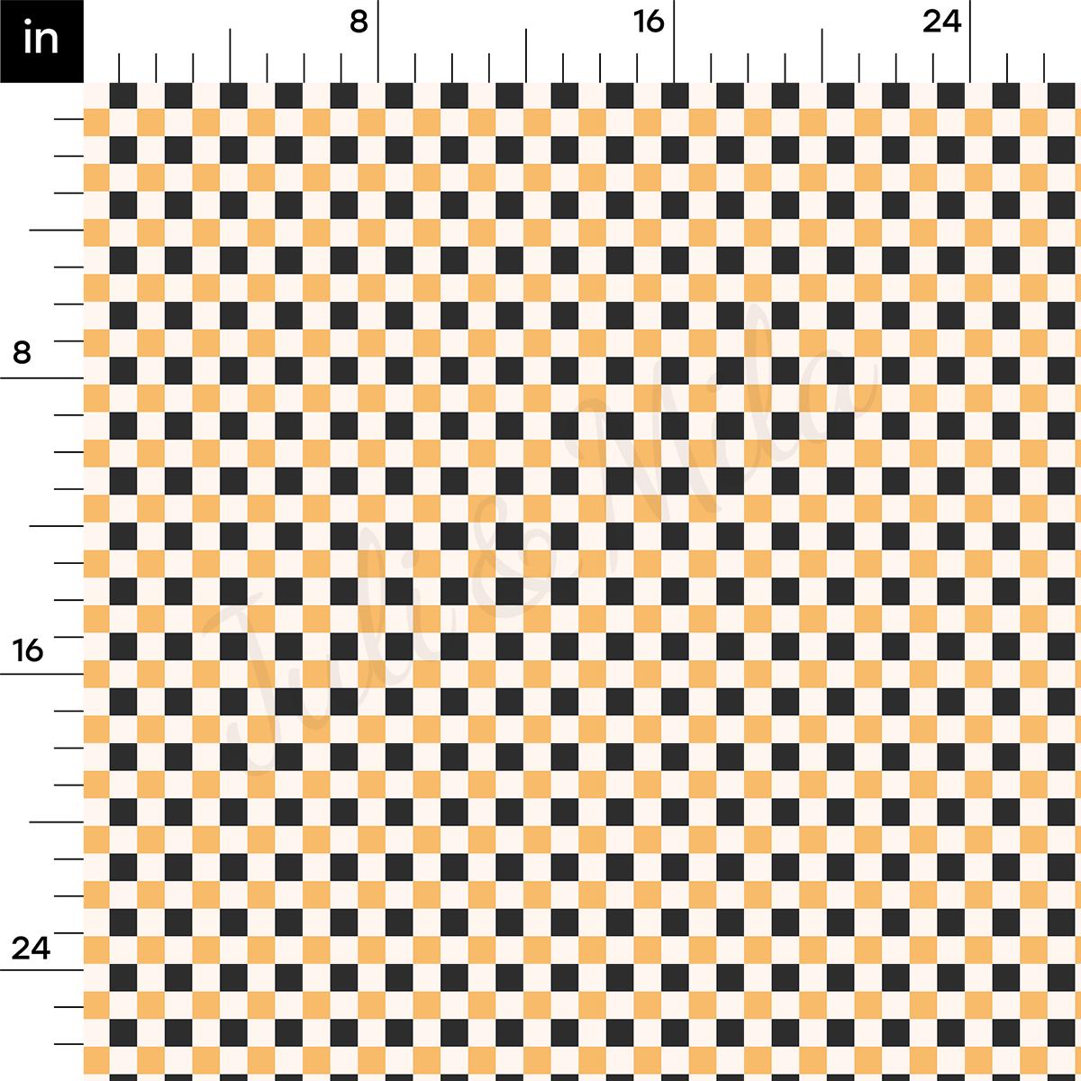 a graph with a yellow and black checkerboard pattern
