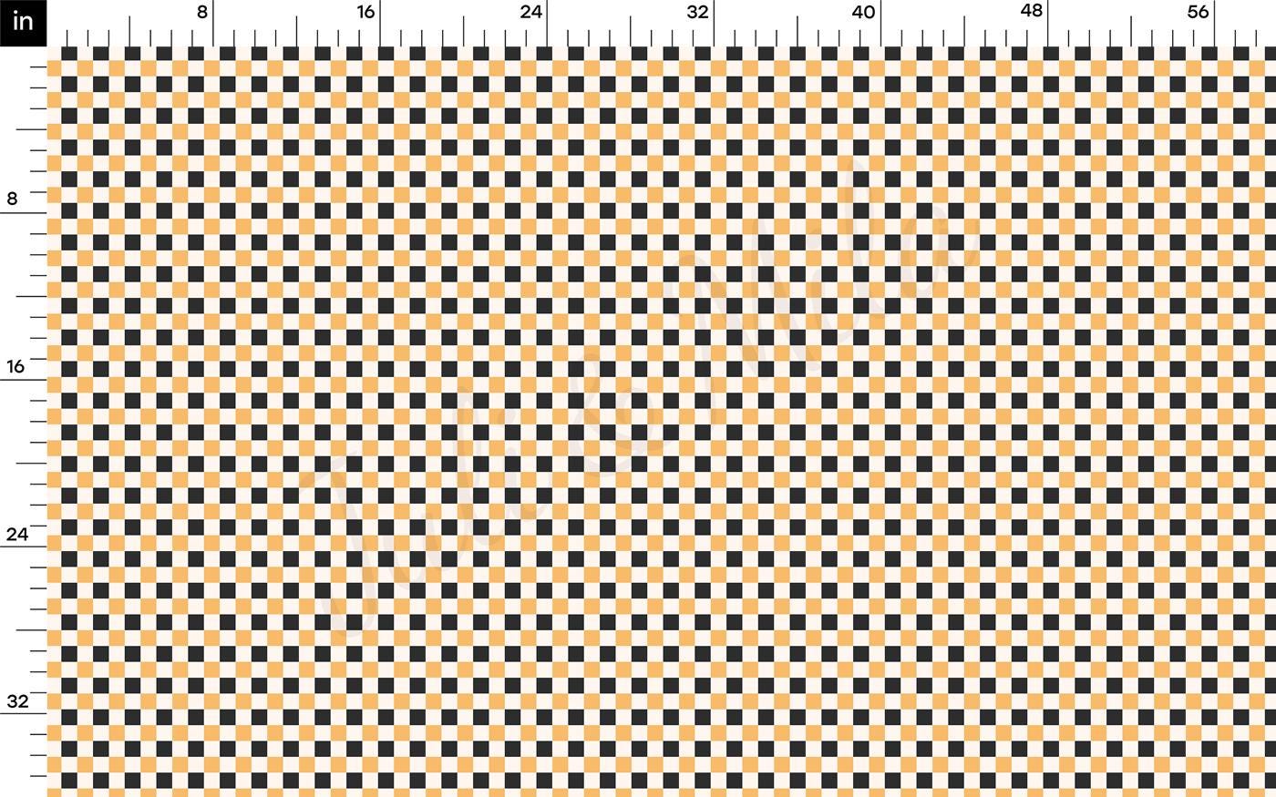 a graph with a yellow and black checkerboard pattern