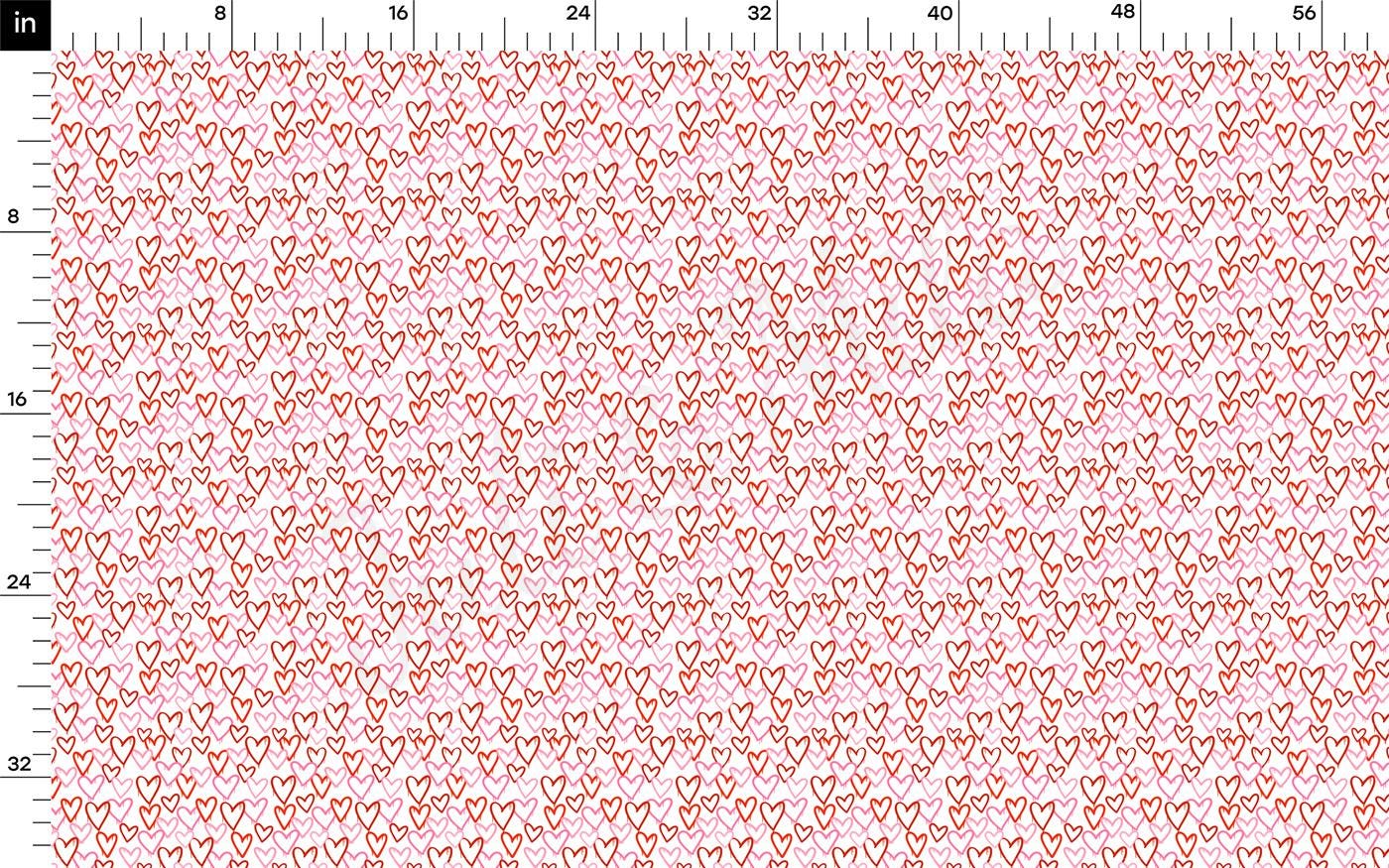 a red and white pattern on a white background