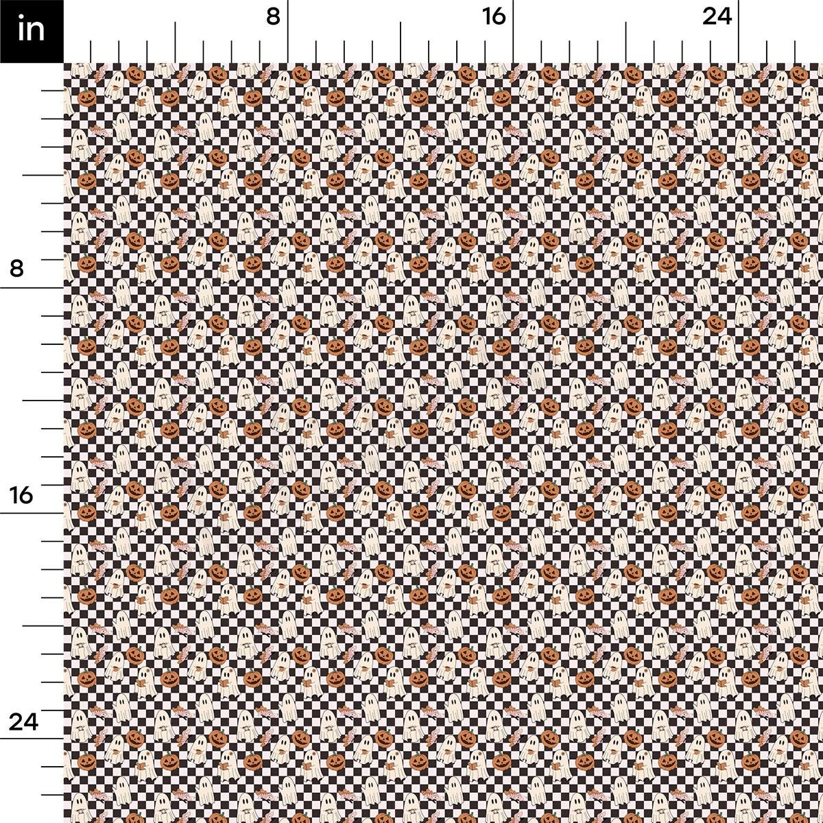 a cross - stitch pattern with orange dots on a white background