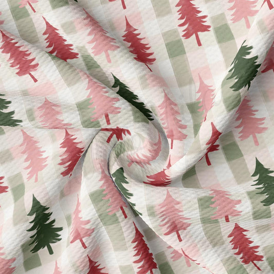 a ruler with a christmas tree pattern on it