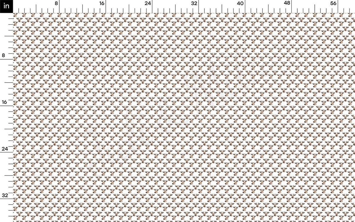 a ruler with a lot of brown dots on it