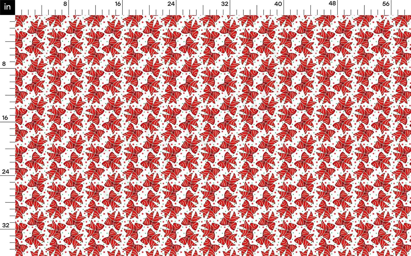 a red and white pattern on a white background