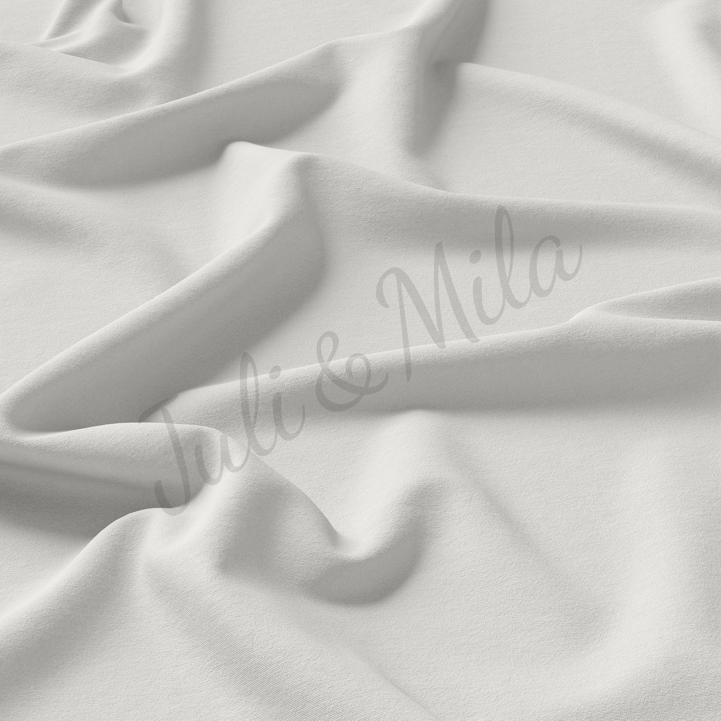 Ivory Rib Knit Fabric