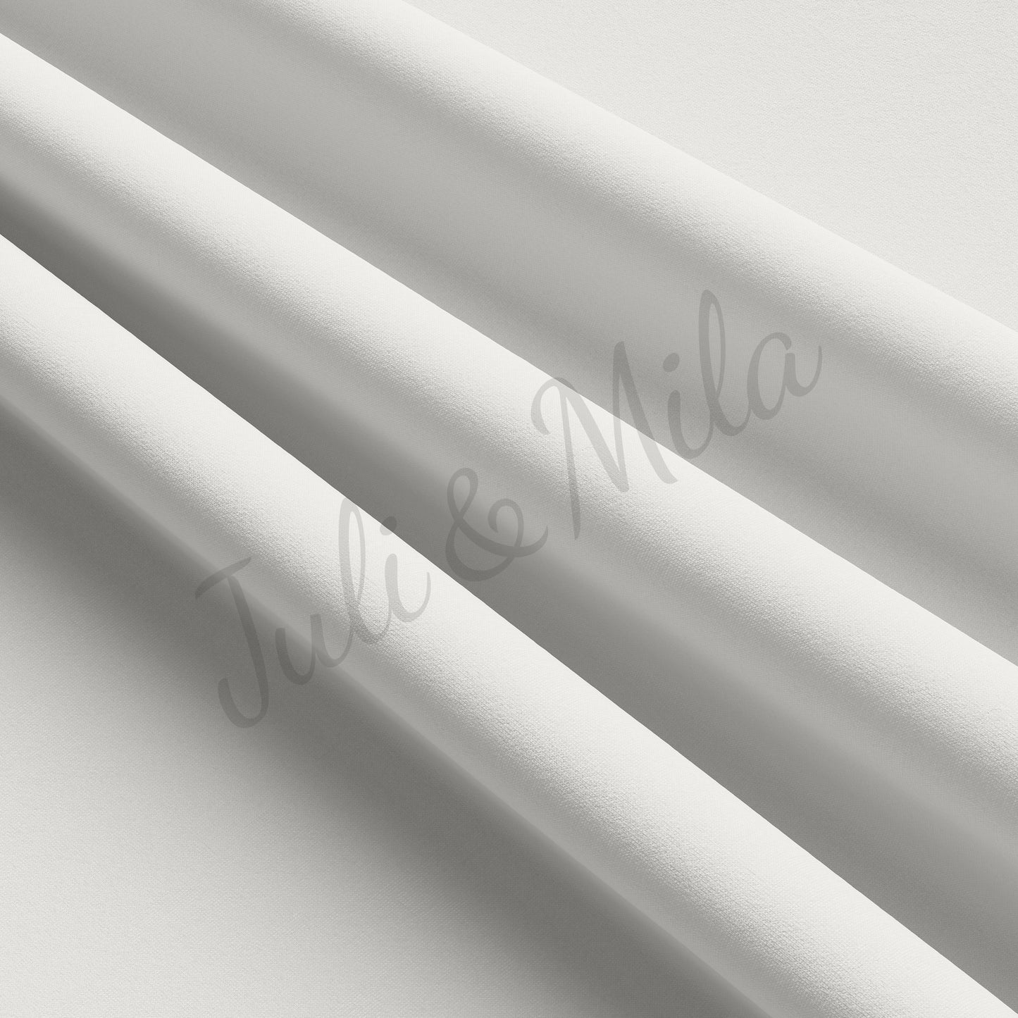 Ivory Double Brushed Polyester Fabric