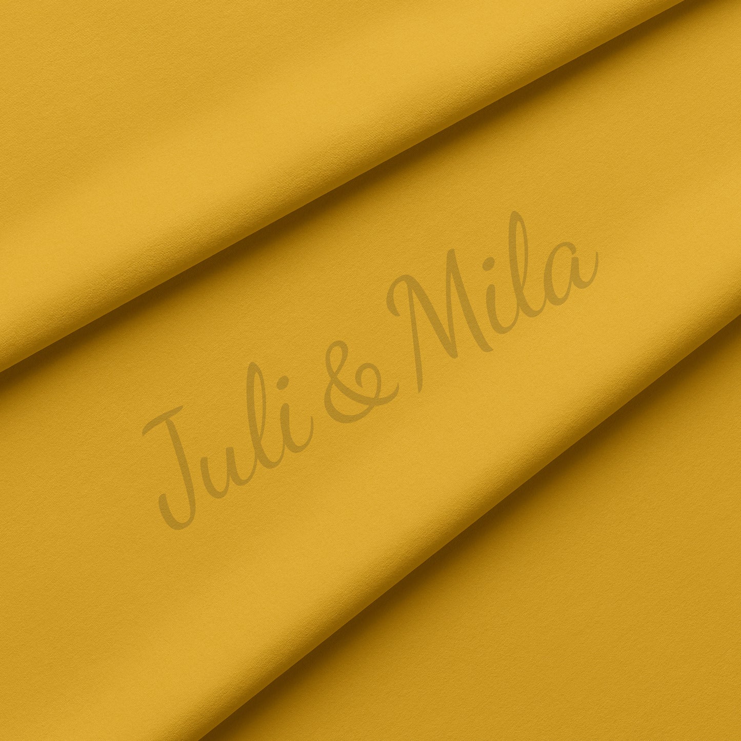 Mustard Double Brushed Polyester Fabric