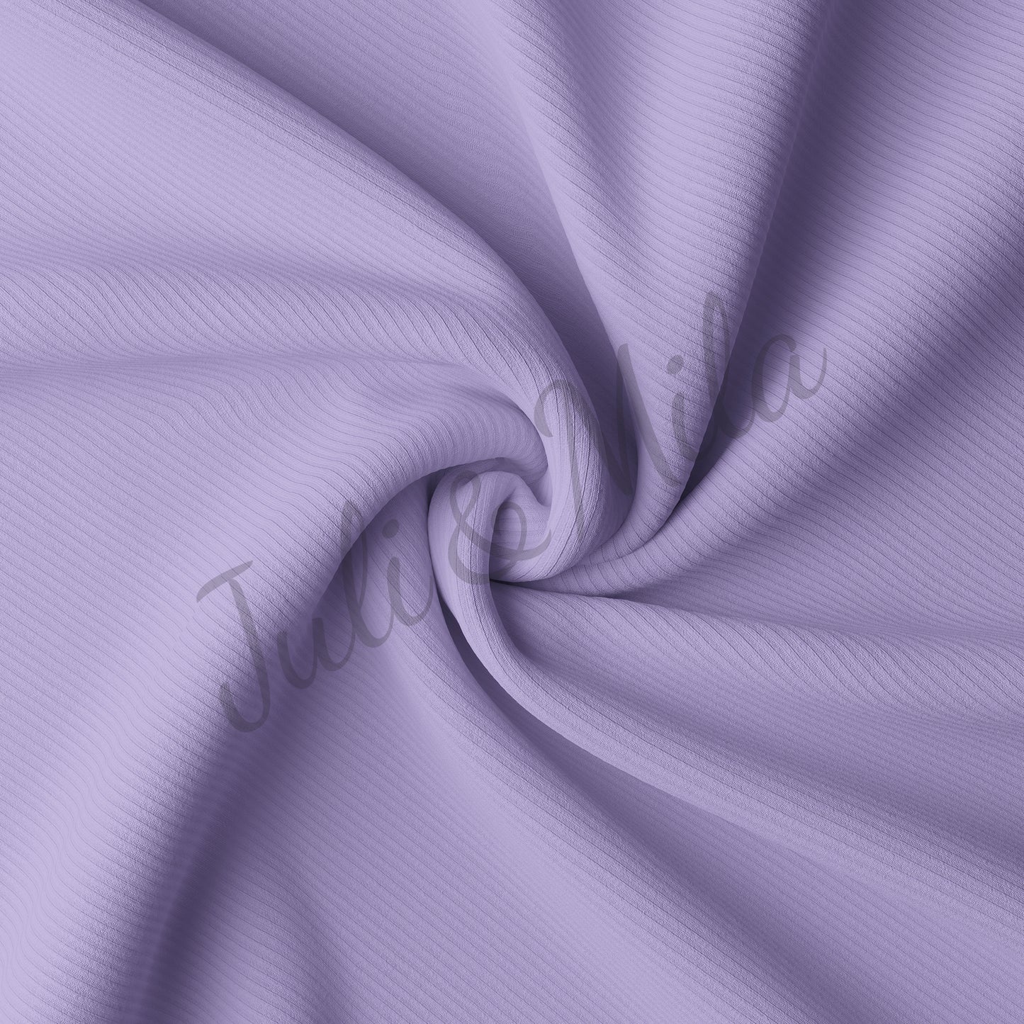 Lavender Rib Knit Fabric