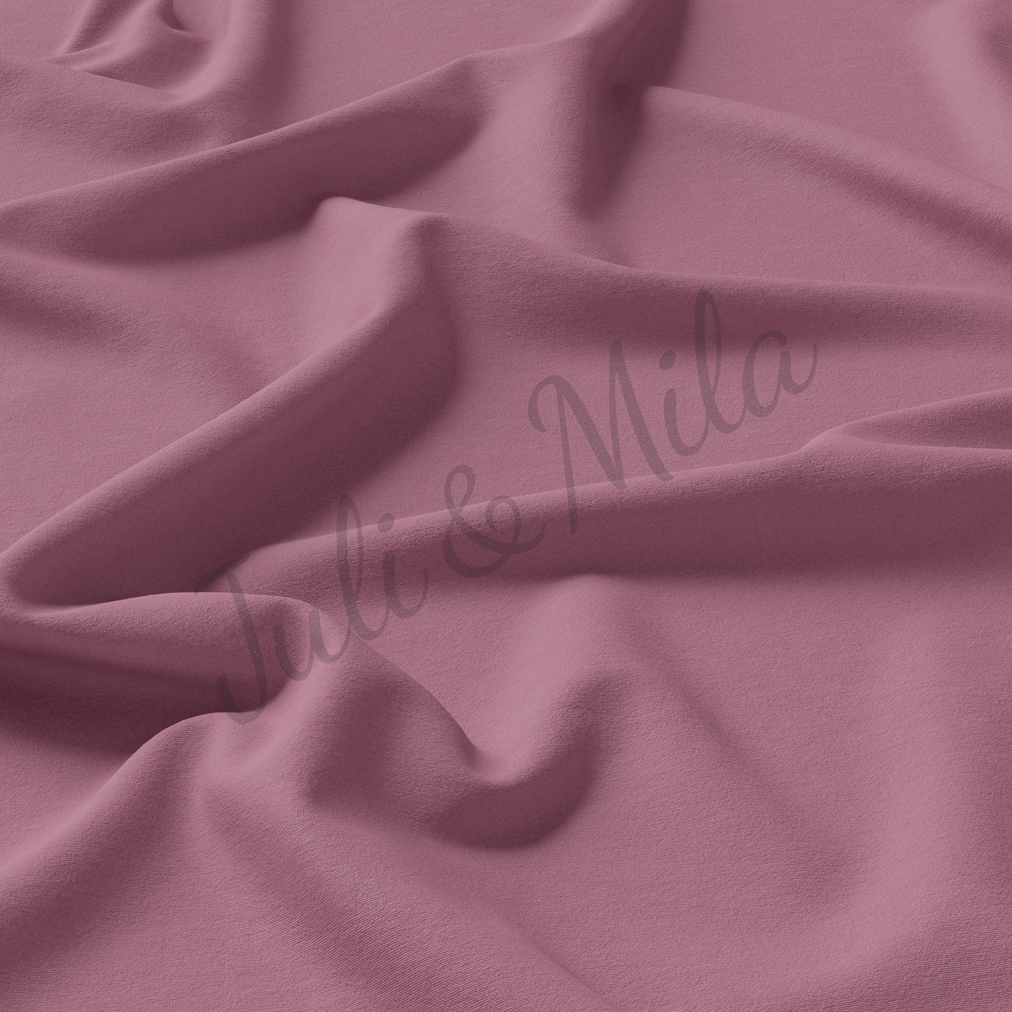 Mauve Double Brushed Polyester Fabric