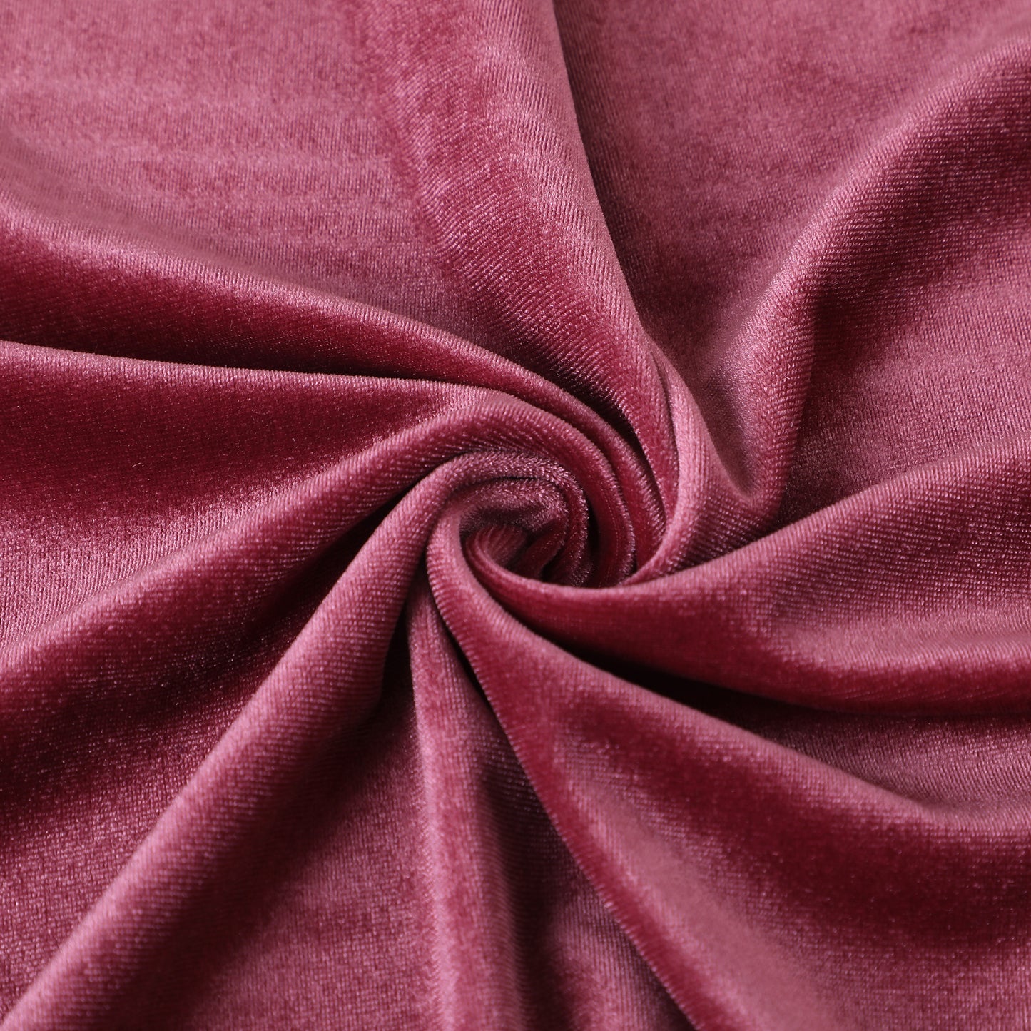 Dark Mauve Stretchy Velvet Fabric