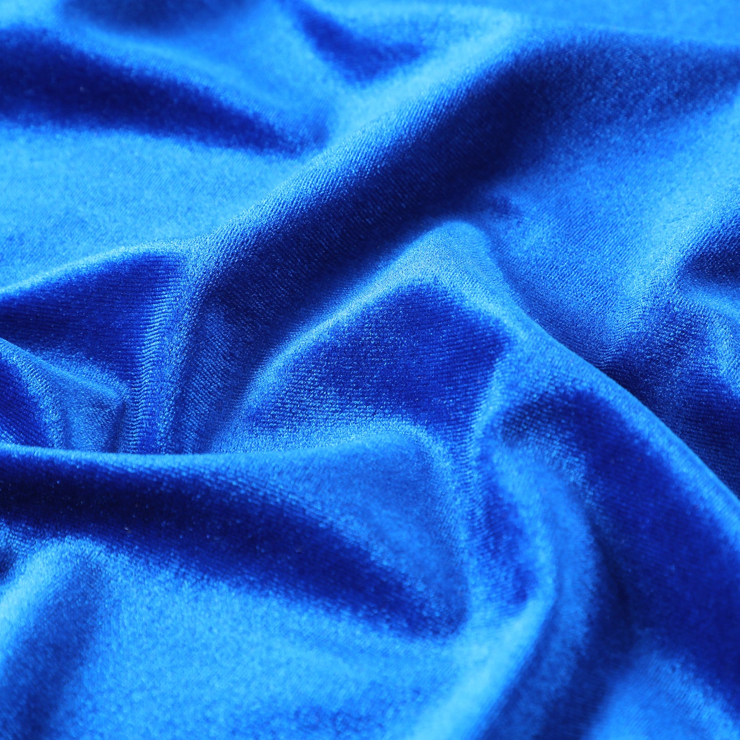 Royal Blue Stretchy Velvet Fabric
