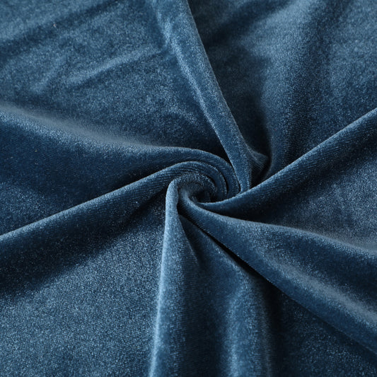 Storm Stretchy Velvet Fabric