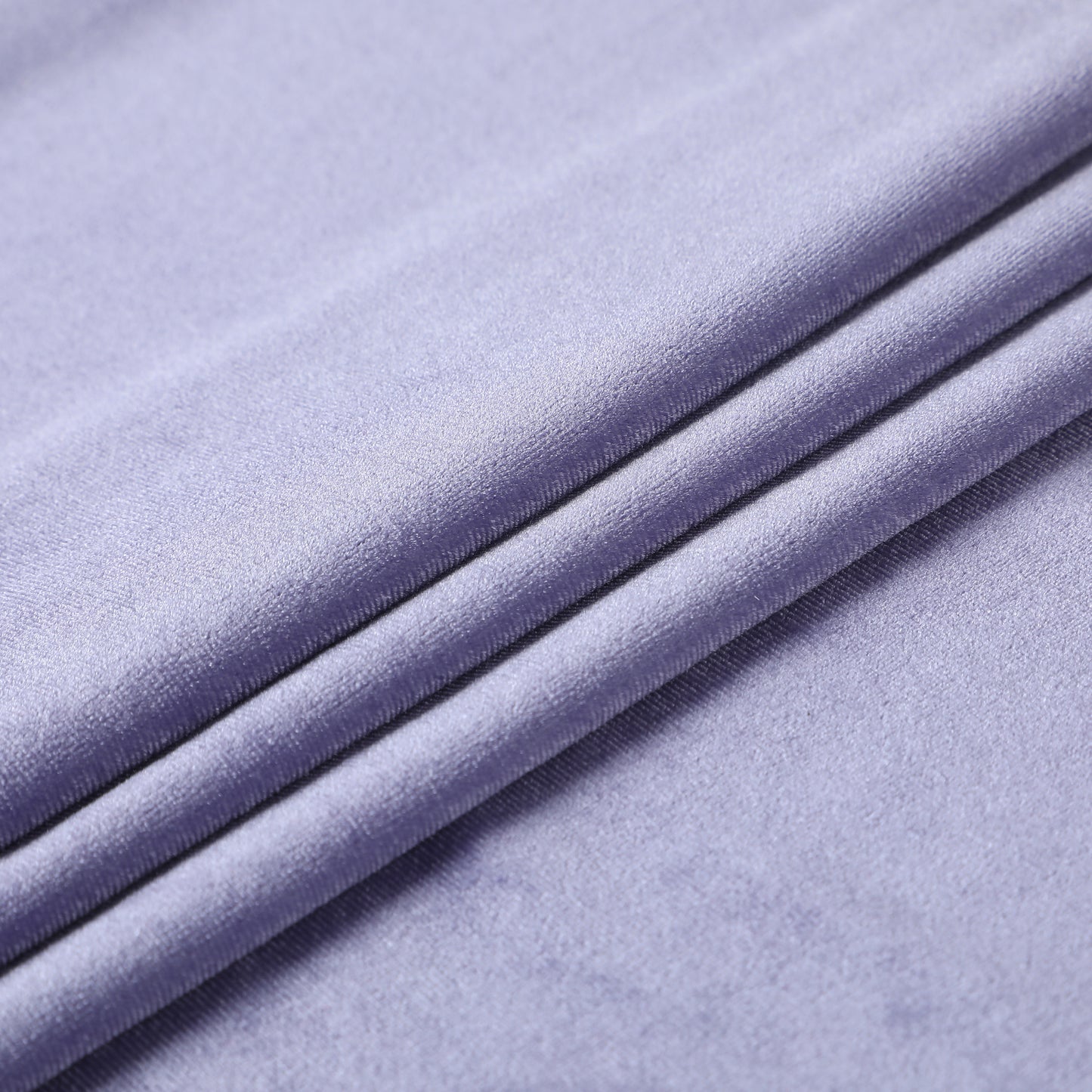 Lilac Stretchy Velvet Fabric