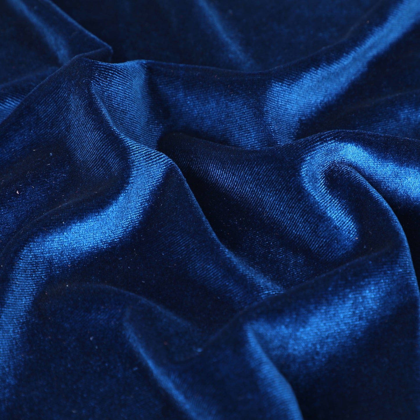 Teal Stretchy Velvet Fabric