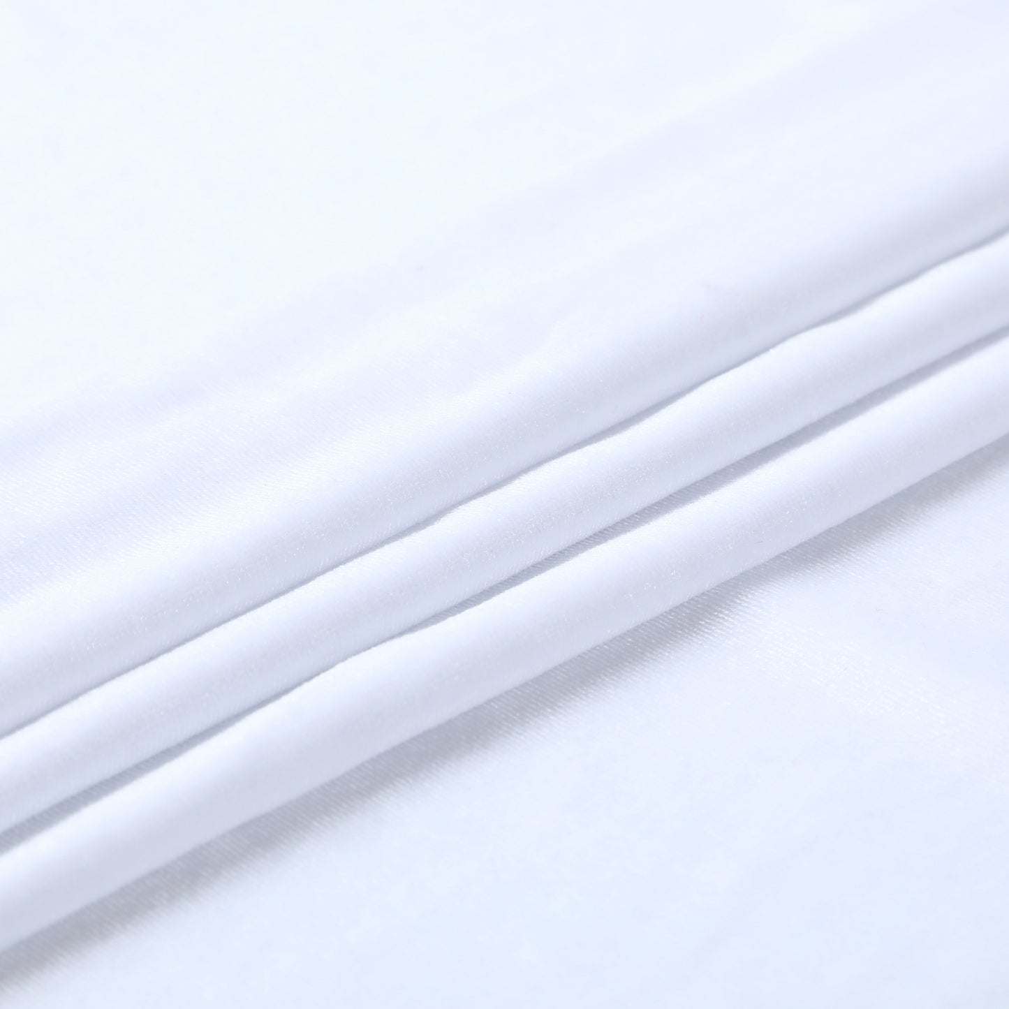 White Velvet Stretchy Velvet Fabric