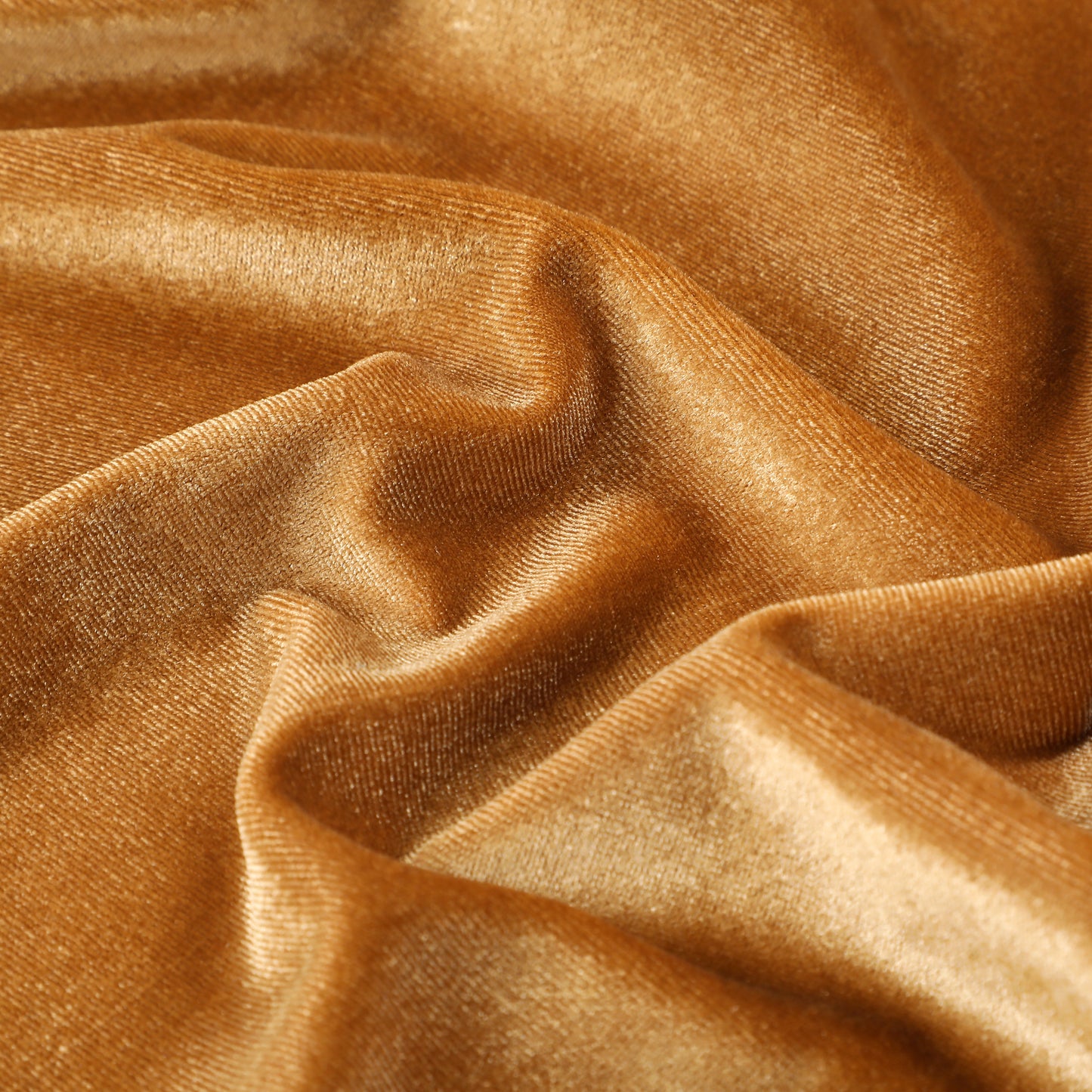 Gold Stretchy Velvet Fabric