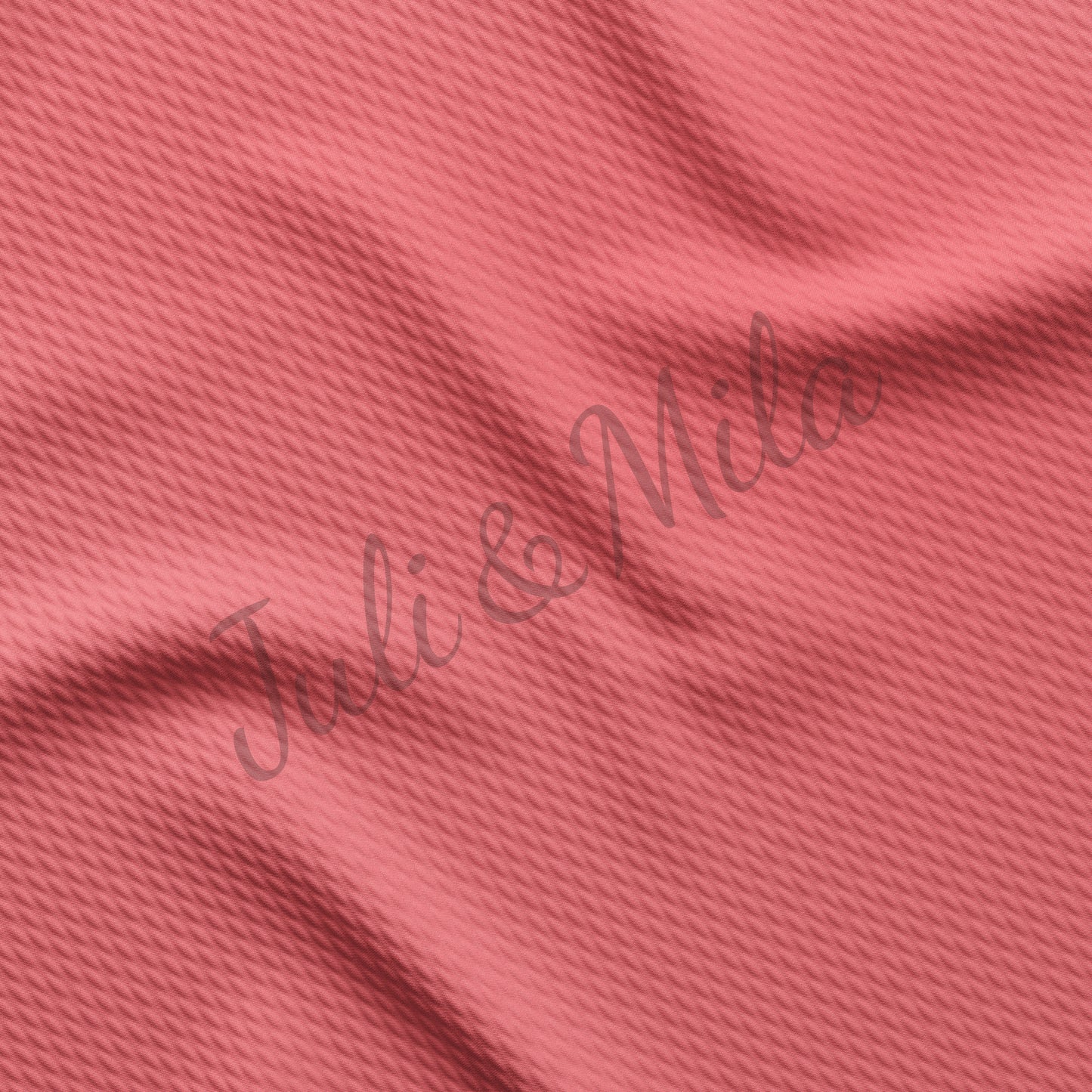 Coral Liverpool Bullet Textured Fabric
