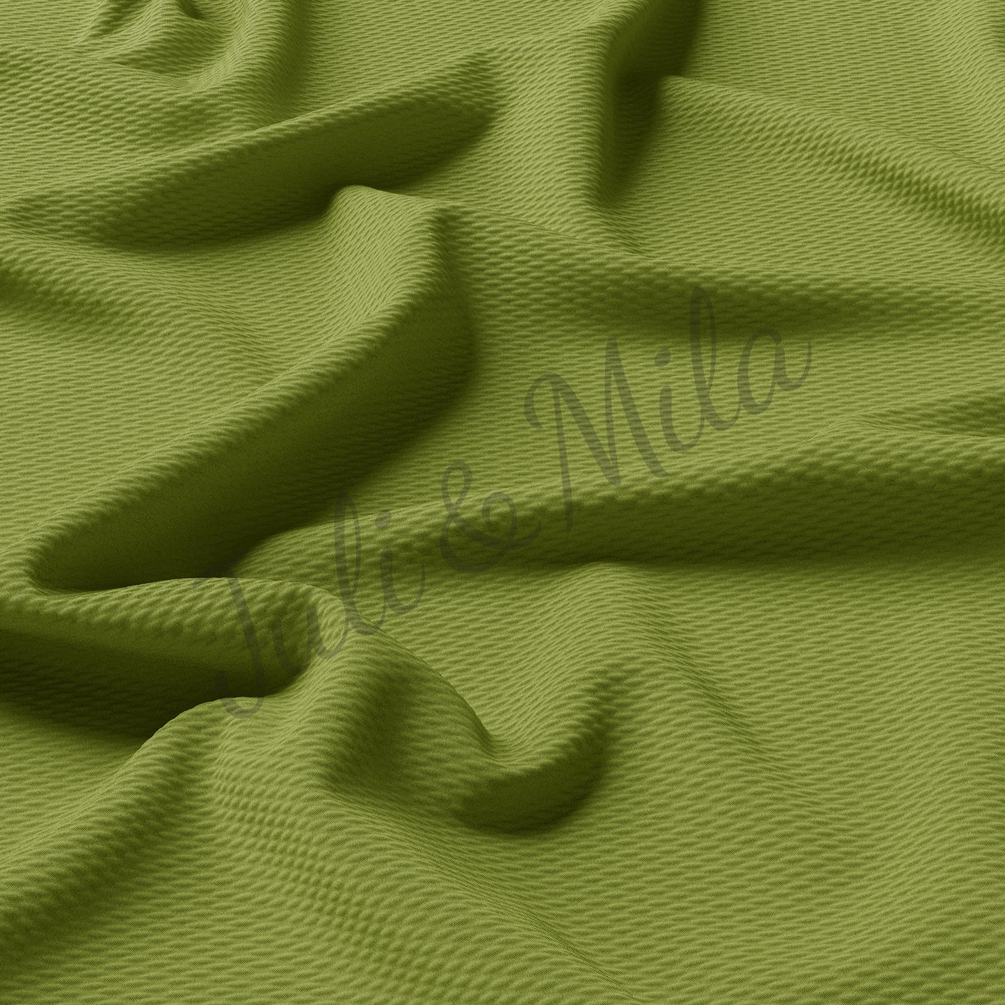 Golden Olive Liverpool Bullet Textured Fabric