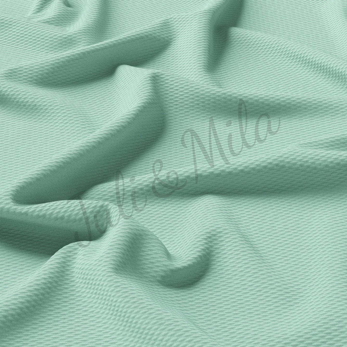 Mint Liverpool Bullet Textured Fabric