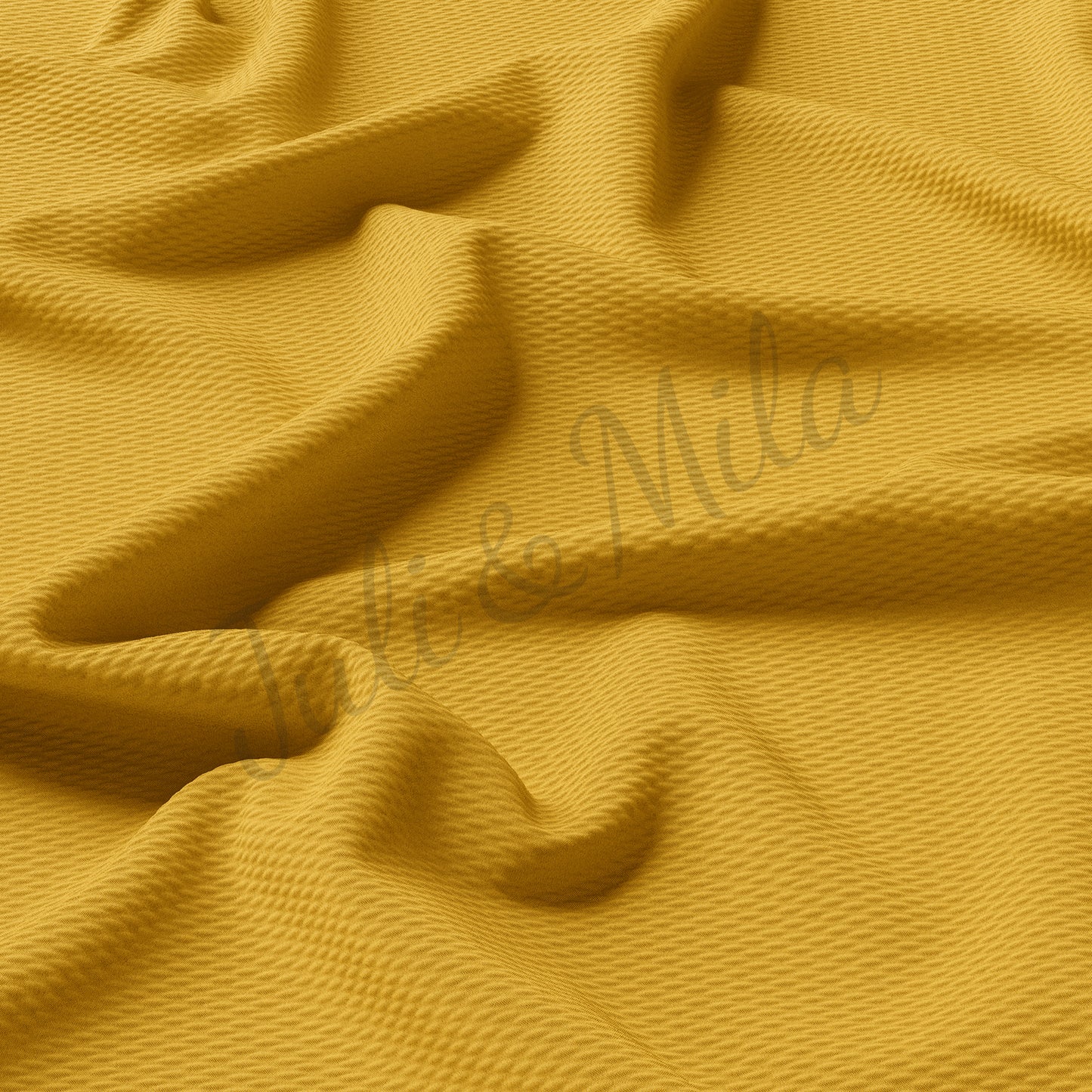 Mustard Liverpool Bullet Textured Fabric