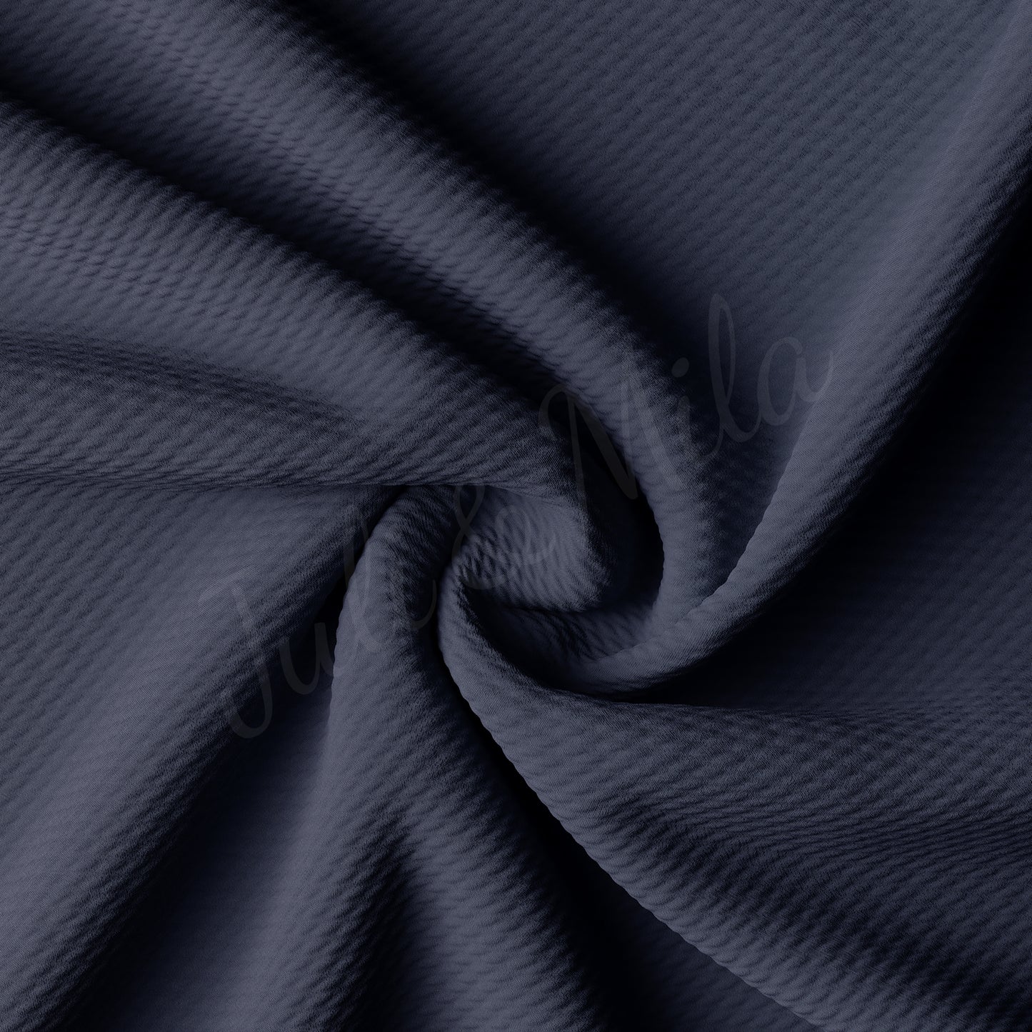 Navy Liverpool Bullet Textured Fabric