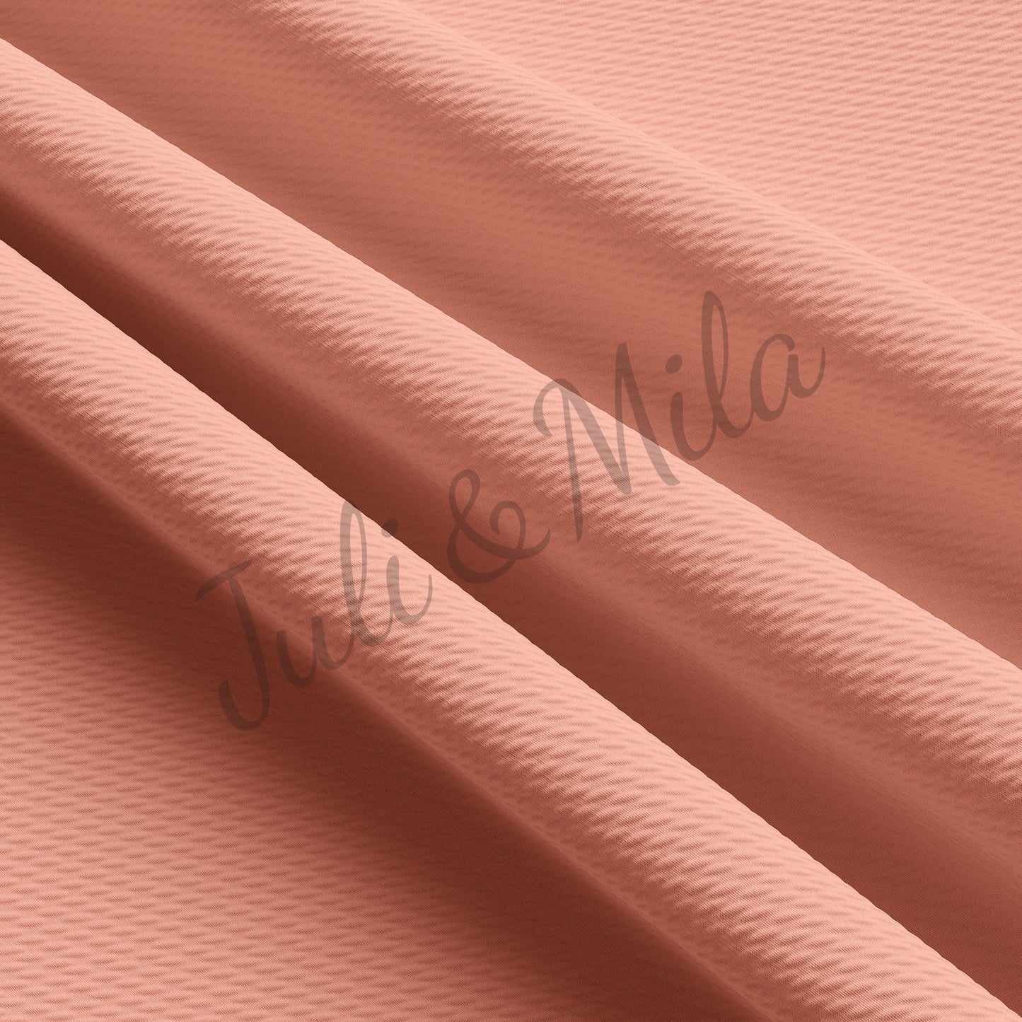 Salmon Liverpool Bullet Textured Fabric