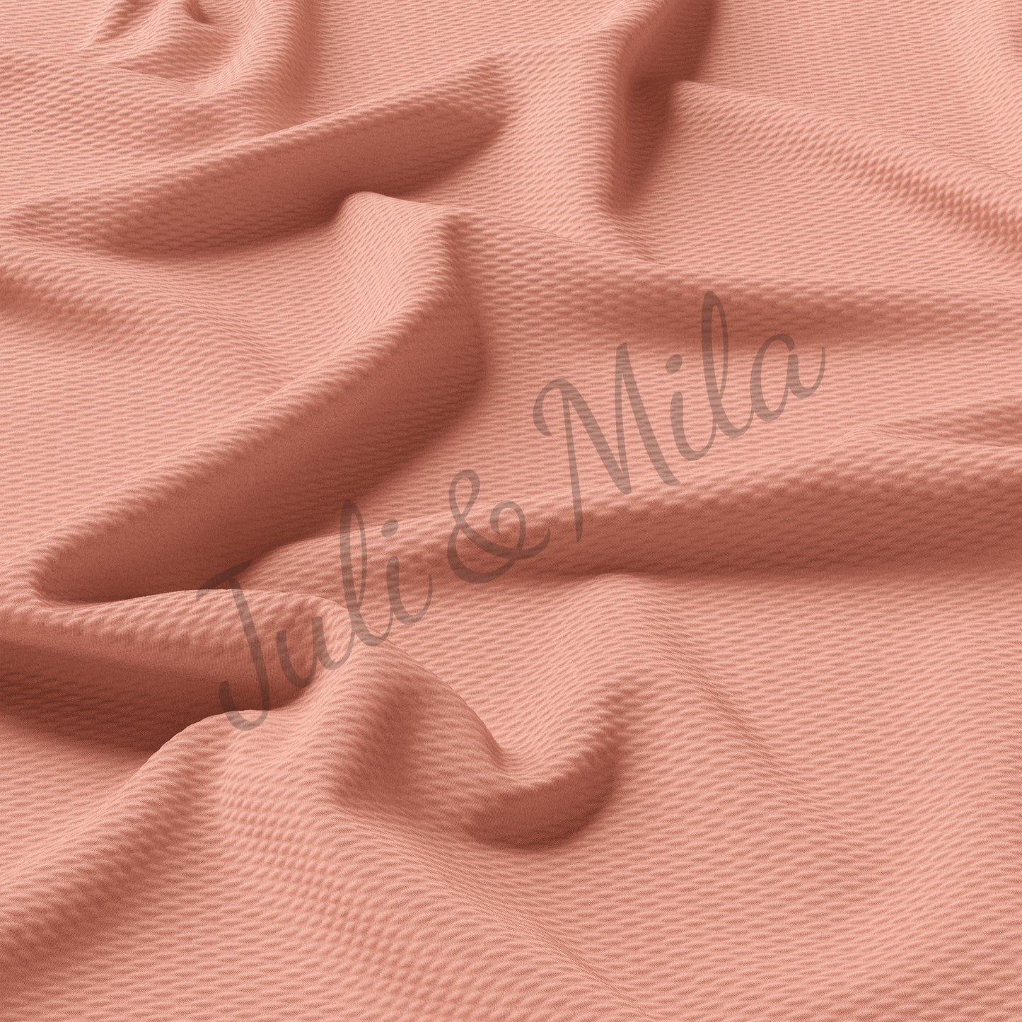 Salmon Liverpool Bullet Textured Fabric