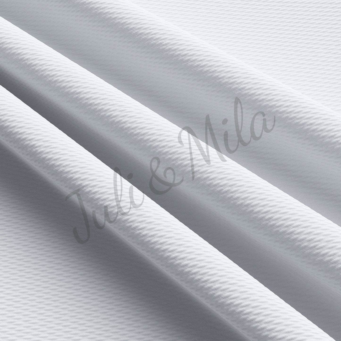 White Liverpool Bullet Textured Fabric