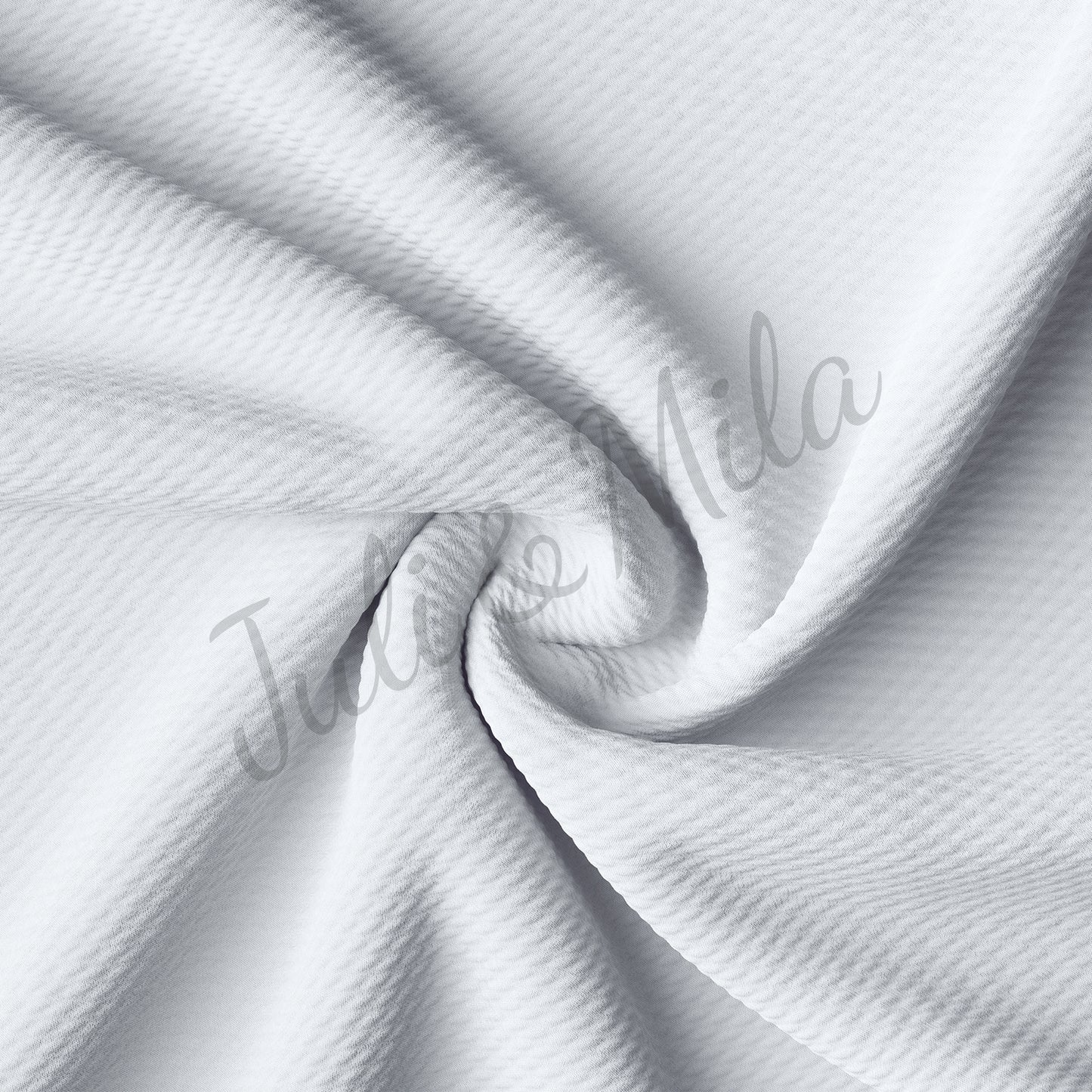 White Liverpool Bullet Textured Fabric