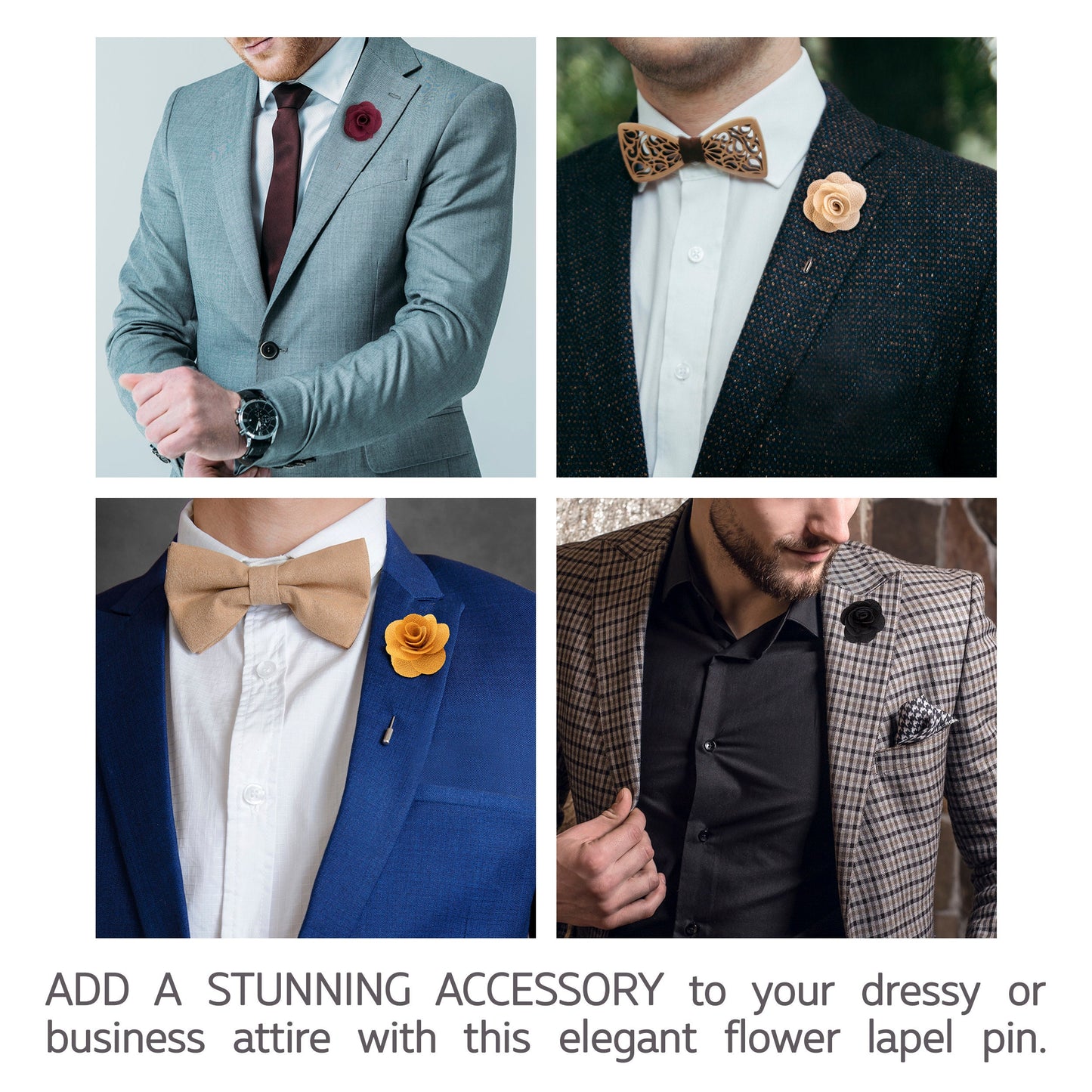 Flower Lapel Pin, Lapel Pin, Lapel Pin, Wedding Lapel Pin, Men Lapel Pin, Lapel Flower, Wedding Boutonniere, Men&#39;s Lapel, Choose Ur Color