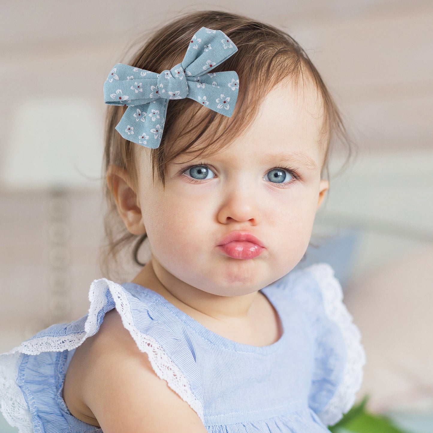 Linen hair bow clips bows for toddlers girls, school bow bows hair clips for girls barrettes alligator clip