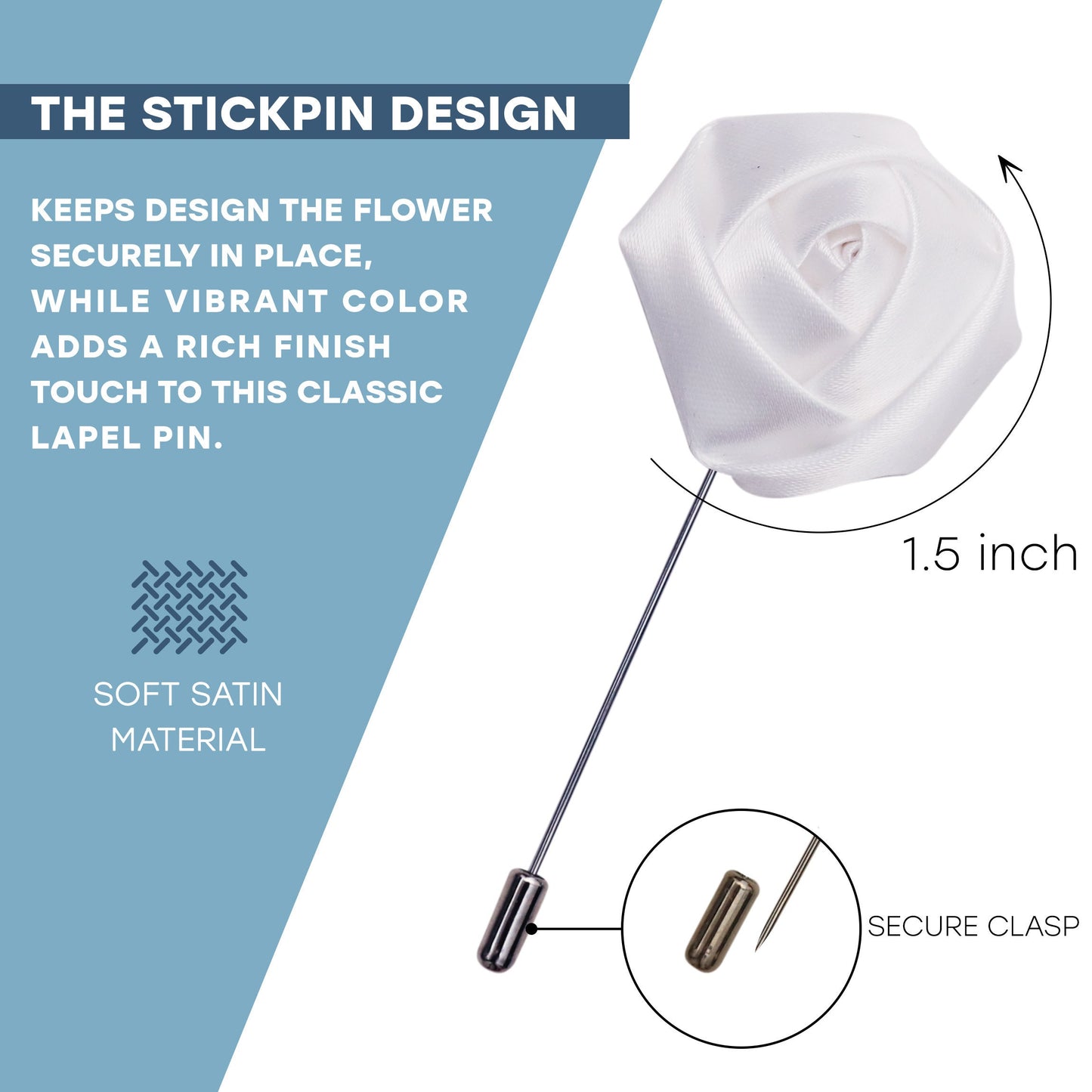 Flower Lapel Pin, White Lapel Pin, Lapel Pin, Wedding Lapel Pin, Men Lapel Pin, Lapel Flower, Wedding Boutonniere, Gift, Men&#39;s Lapel