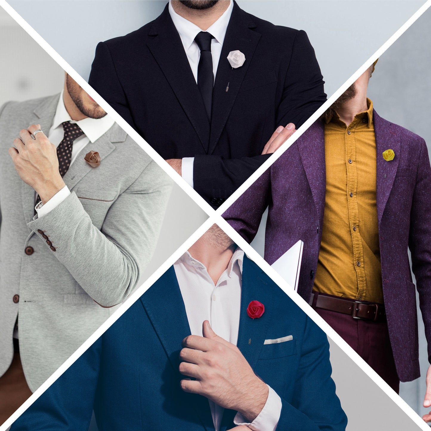 Flower Lapel Pin, Red Lapel Pin, Lapel Pin, Wedding Lapel Pin, Men Lapel Pin, Lapel Flower, Wedding Boutonniere, Gift, Men&#39;s Lapel