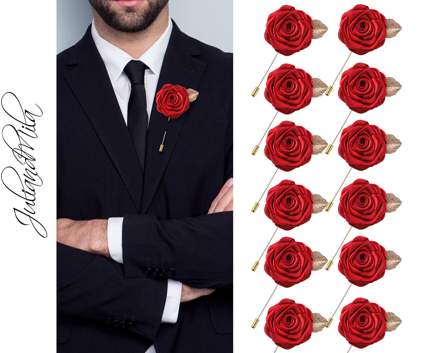 Wedding Boutonniere, Wine Flower Lapel Pin, Lapel Pin, Lapel Pin, Wedding Lapel Pin, Men Lapel Pin, Lapel Flower, Gift, Men&#39;s Lapel