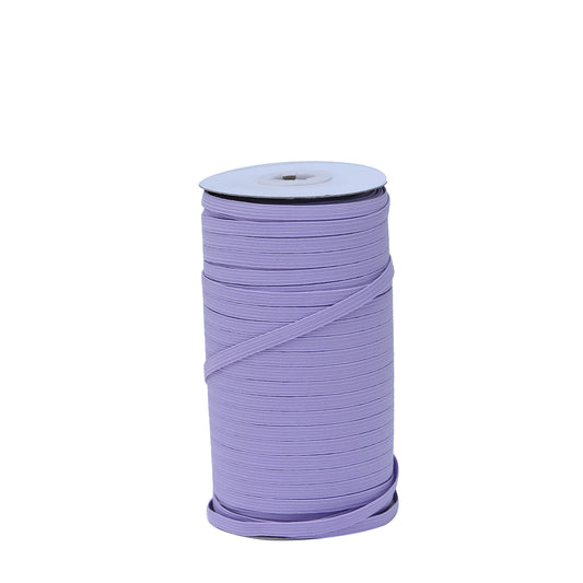 Lavender 1/4 inch Elastic for Sewing Face Mask Skinny Elastic by the yard Thin Braided Elastic 6mm Elastic Band Rope Cord Flat Flat Strap