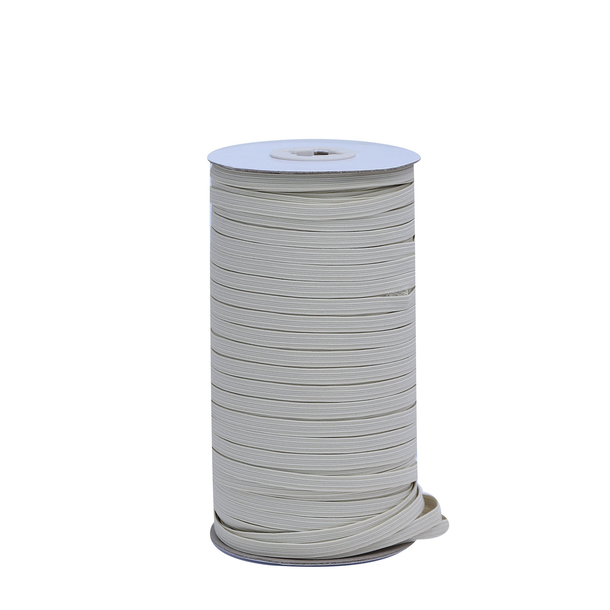 White 1/4 inch Elastic for Sewing Face Mask Skinny Elastic by the yard Thin Braided Elastic 6mm Elastic Band Rope Cord Flat Flat Strap